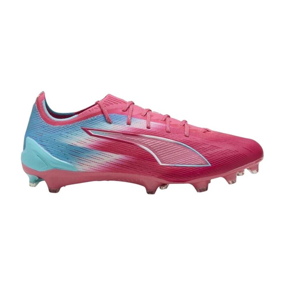 Puma Mens 5 Ultimate Leather Detailing Firm Ground Football Boots / Blue/White
